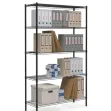 Black wire shelving