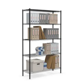 Black Wire Shelving Unit