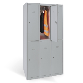 LockerPro Metal Lockers—2 doors, 3 units 