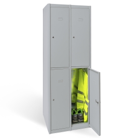 LockerPro Metal Lockers—2 doors, 2 units