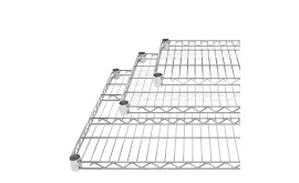 Chrome wire shelf