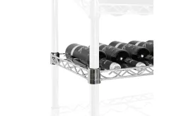 Horizontal wine shelf